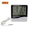Thermometer Hygrometer Electronic Temperature Humidity Tester Meter Clock Alarm Indoor Outdoor Probe High Accuracy LCD Digital 2