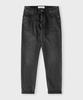 PANICALE Black Brushed Washed Denim Pants