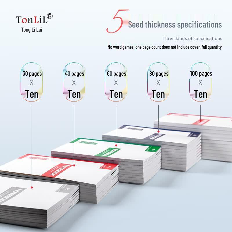 Тетради TonLiL формата А4 в мягкой обложке