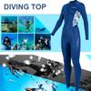 Women Men Full Body Diving Suit Breathable Wetsuits Jumpsuit Snorkeling Surfing Swimming Suit for Water Sports Kayakboarding