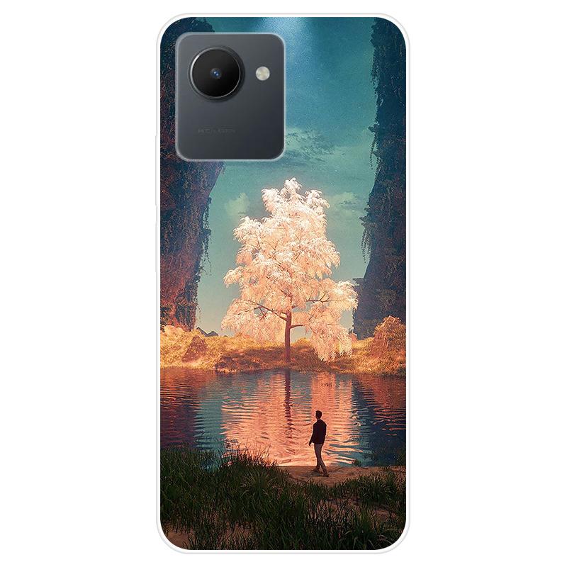 Для Realme C30S C 30S RealmeC30S чехол Мягкая силиконовая задняя крышка Чехол для телефона с рисунком из мультфильма Разнообразие