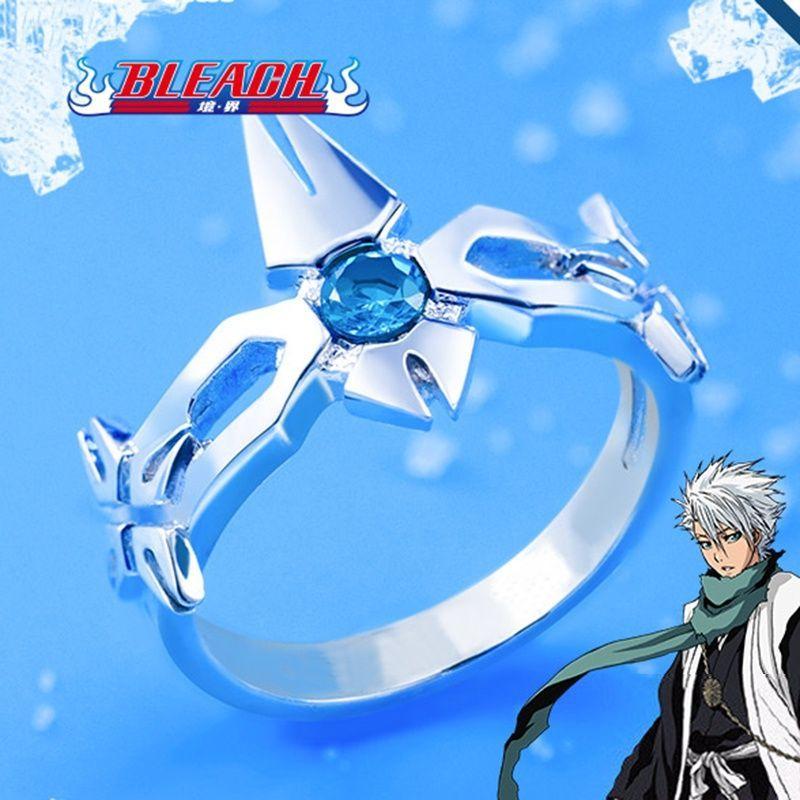 Аниме BLEACH Куросаки Ичиго Хицугая Тоширо Кольцо Косплей Реквизит Украшения Кольца для пары Регулируемые Аксессуары для тематической вечеринки