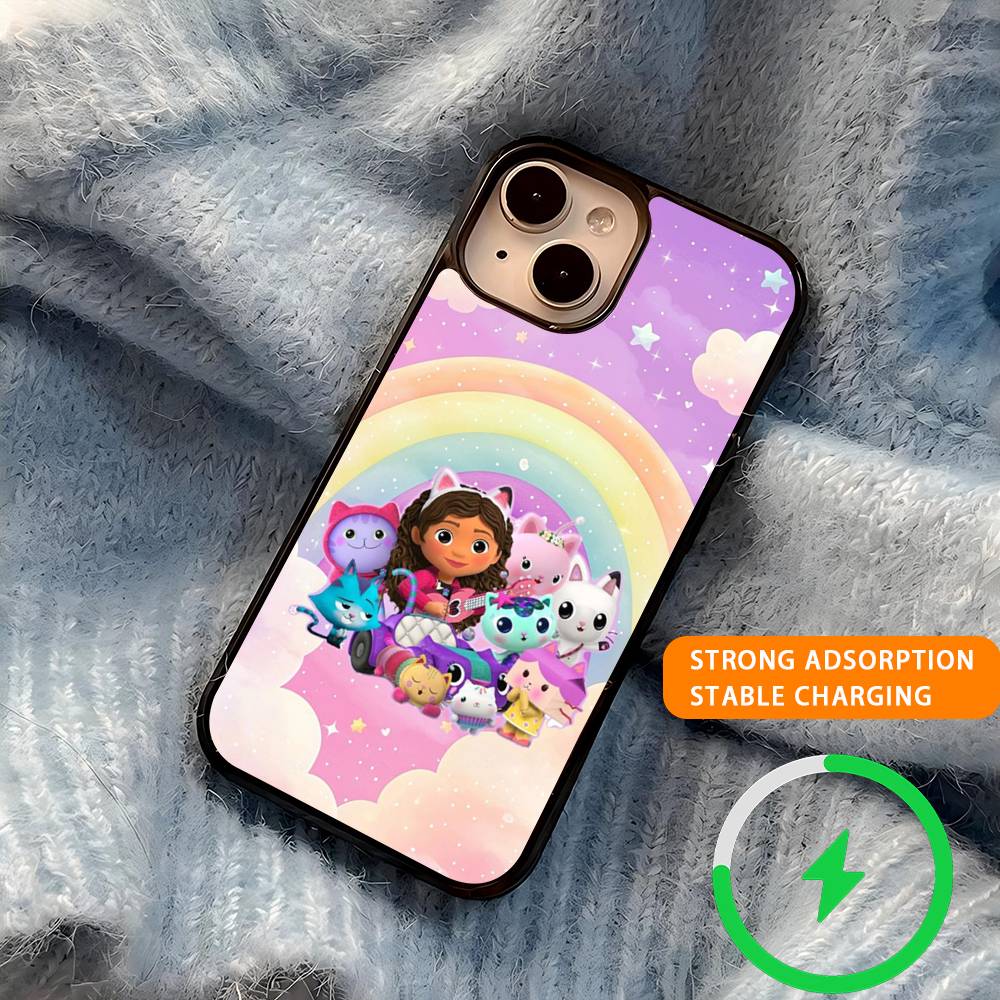 Милый G-Gabbys D-Dollhouse Promax Магнитный Для iPhone 17 16 14 13 12 11 15 Pro Air Max Plus Чехол для телефона Беспроводная зарядка