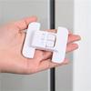 10pcs Child Proof Refrigerator Door Lock Automatic Non-punch Universal Cabinet Drawers Door Safety Buckle