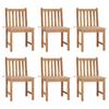 VidaXL Set of 6 Garden Chairs with Cushions, Patio Seats, Dining Chairs, Outdoor Patio Furniture, 3073118