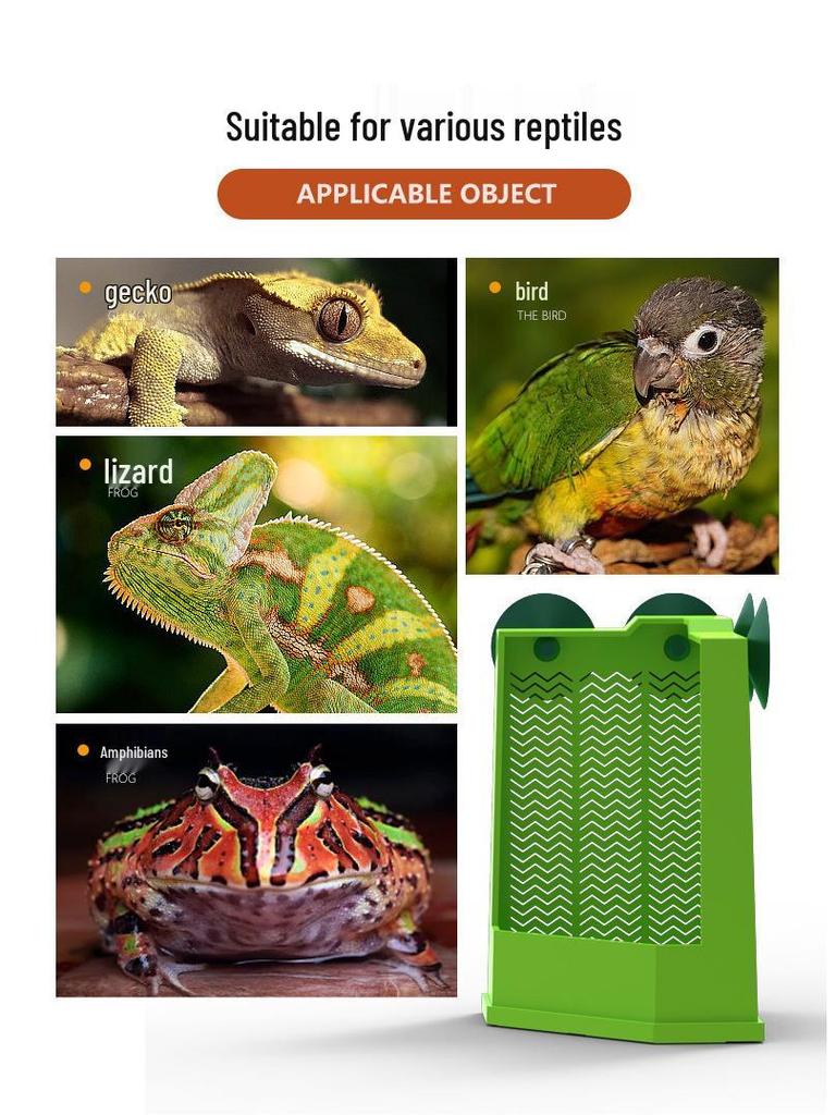Кормушка для ящериц и гекконов - Подвесная и переносная, имитирует охоту и хищничество в дикой природе