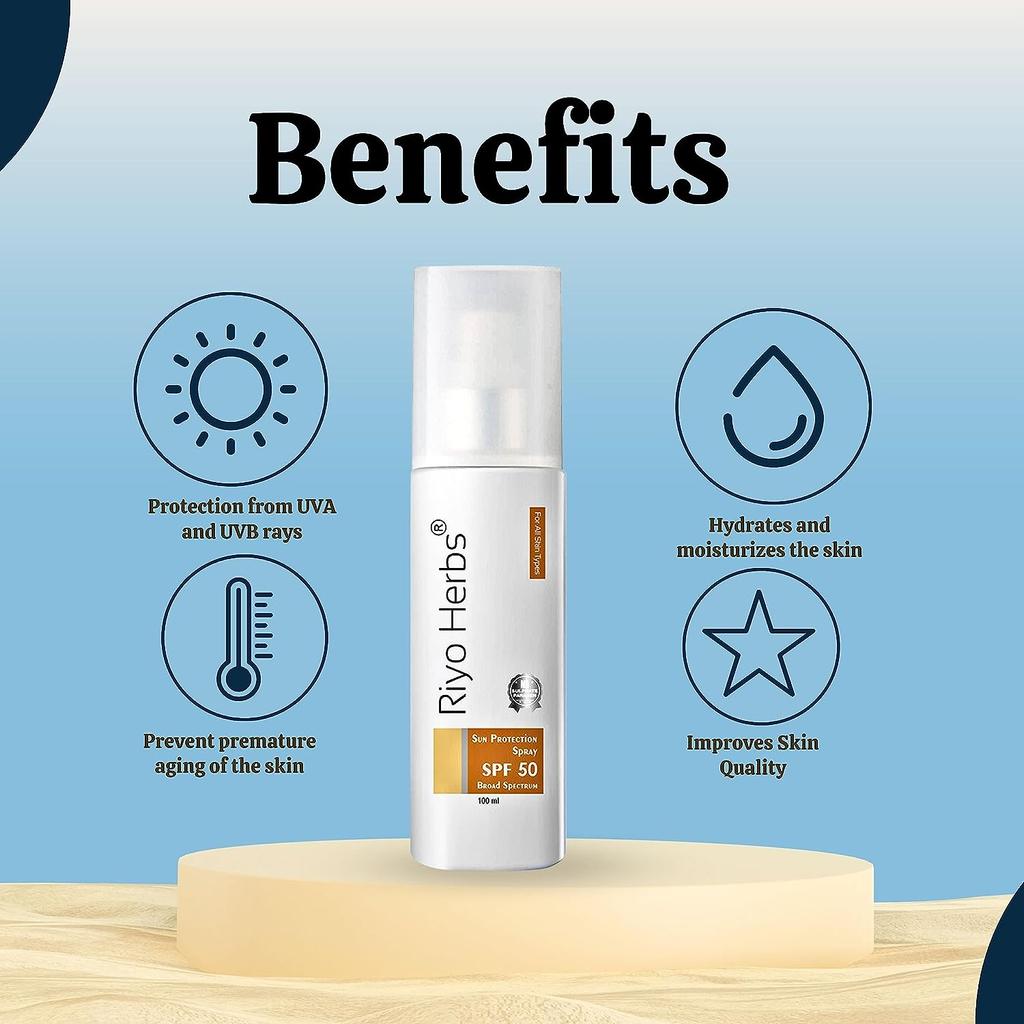 Солнцезащитный спрей SPF 50 с UVA/UVB-лучами, широкий спектр, солнцезащитный крем для ежедневного использования, солнцезащитный крем для женщин и мужчин, для всех типов кожи, 100 мл