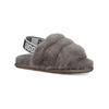 UGG Пушистые да, слайд удобные легкие пушистые сандалии детские сандалии угольного цвета 1098579T-CHRC