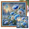 Полный комплект для вышивки крестом из эко-хлопка 11CT Printed Flower Art