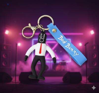 Брелок Скибиди Туалет Skibidi Toilets Агент Колонка SpeakerMan фигурка игрушка для ключей, рюкзака, сумки 7 см