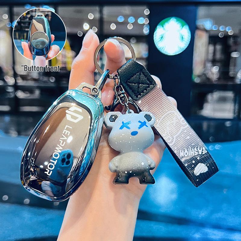 Кейс для ключа Leapmotor: Совместим с моделями T03, New C11 и S01 - Защитный чехол с пряжкой