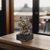 American Staffordshire Terrier, Amstaff II - Dog Statue, Bust On Stone Base, Sculpture, Trophy for Dog Show by Art-Dog Brand