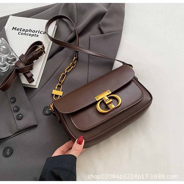 2025 new popular retro high-end niche popular women's versatile messenger bag shoulder bag tote bag