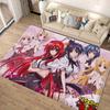 Коврик для пола аниме High School DxD в стиле INS, мягкий ковер для пола в спальне, коврик для дома, прачечной, противоскользящие бытовые ковры