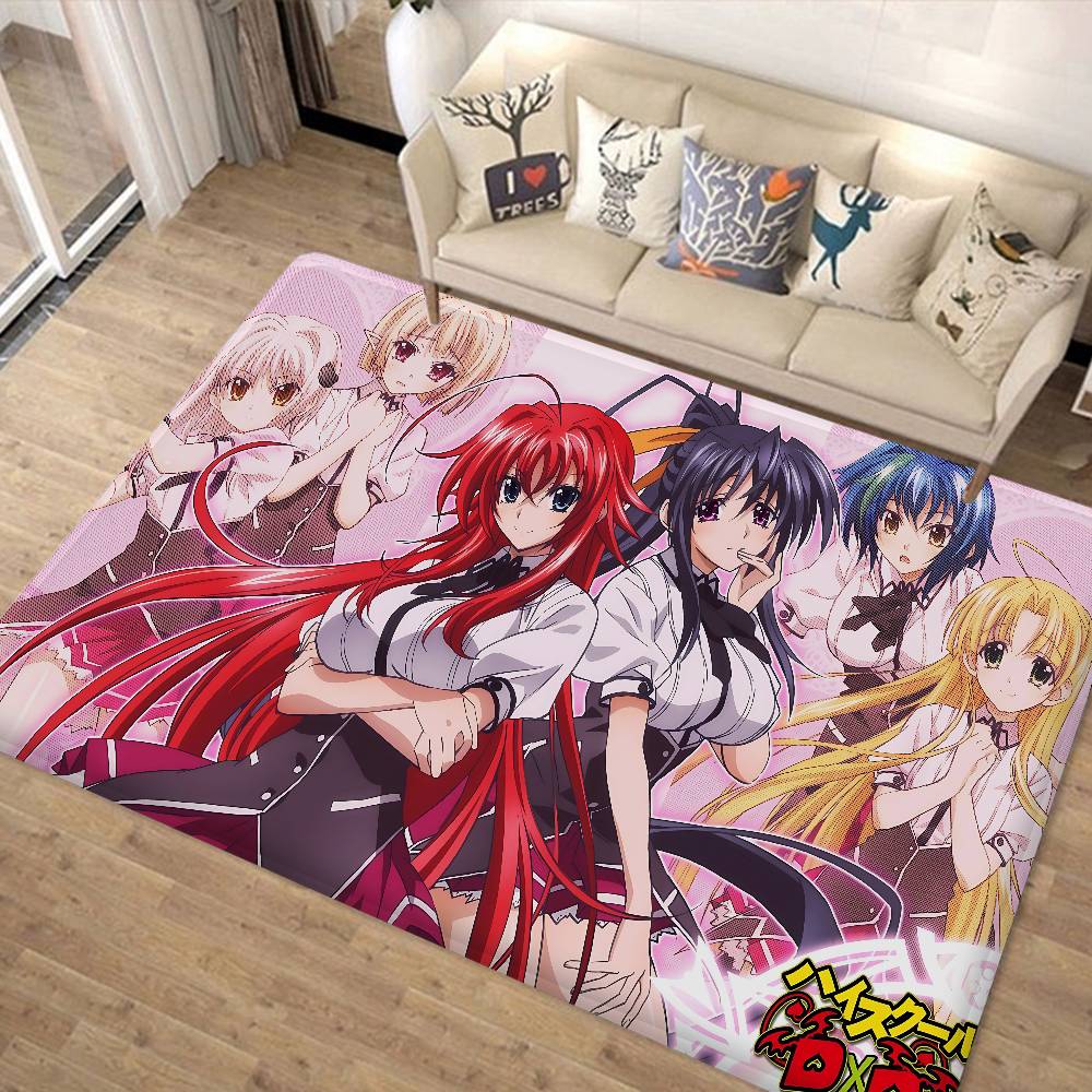 Коврик для пола аниме High School DxD в стиле INS, мягкий ковер для пола в спальне, коврик для дома, прачечной, противоскользящие бытовые ковры