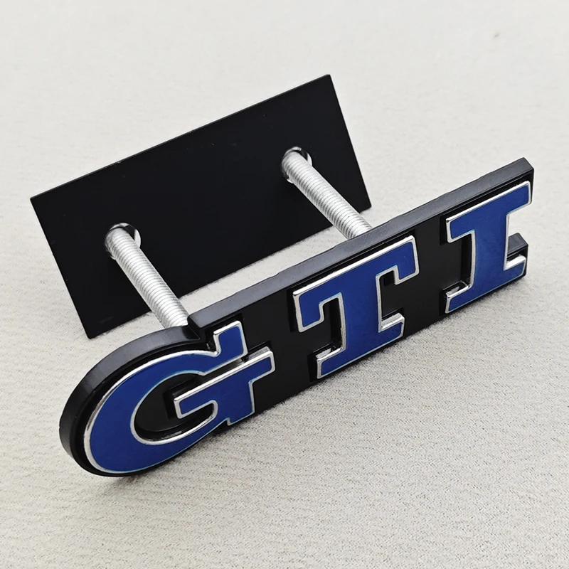 Golf 3 4 MK3 MK4 2026 Hot For VW VOLKSWAGEN 3D Metal Logo GTI Car Front Grille Badge Emblem For Volkswagen Polo Typ 9N3 6R AW Go