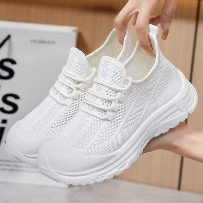 Обувь женская летняя новая дышащая повседневная женская обувь мягкая подошва не устают ноги прохладная сетчатая обувь уличная платформа обувь для мамы