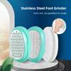 1 шт. 3-в-1 шлифовальная машинка для ног из нержавеющей стали, отшелушивающая пилка для ног, моющаяся, прочная, ручная, домашний инструмент для ухода за ногами