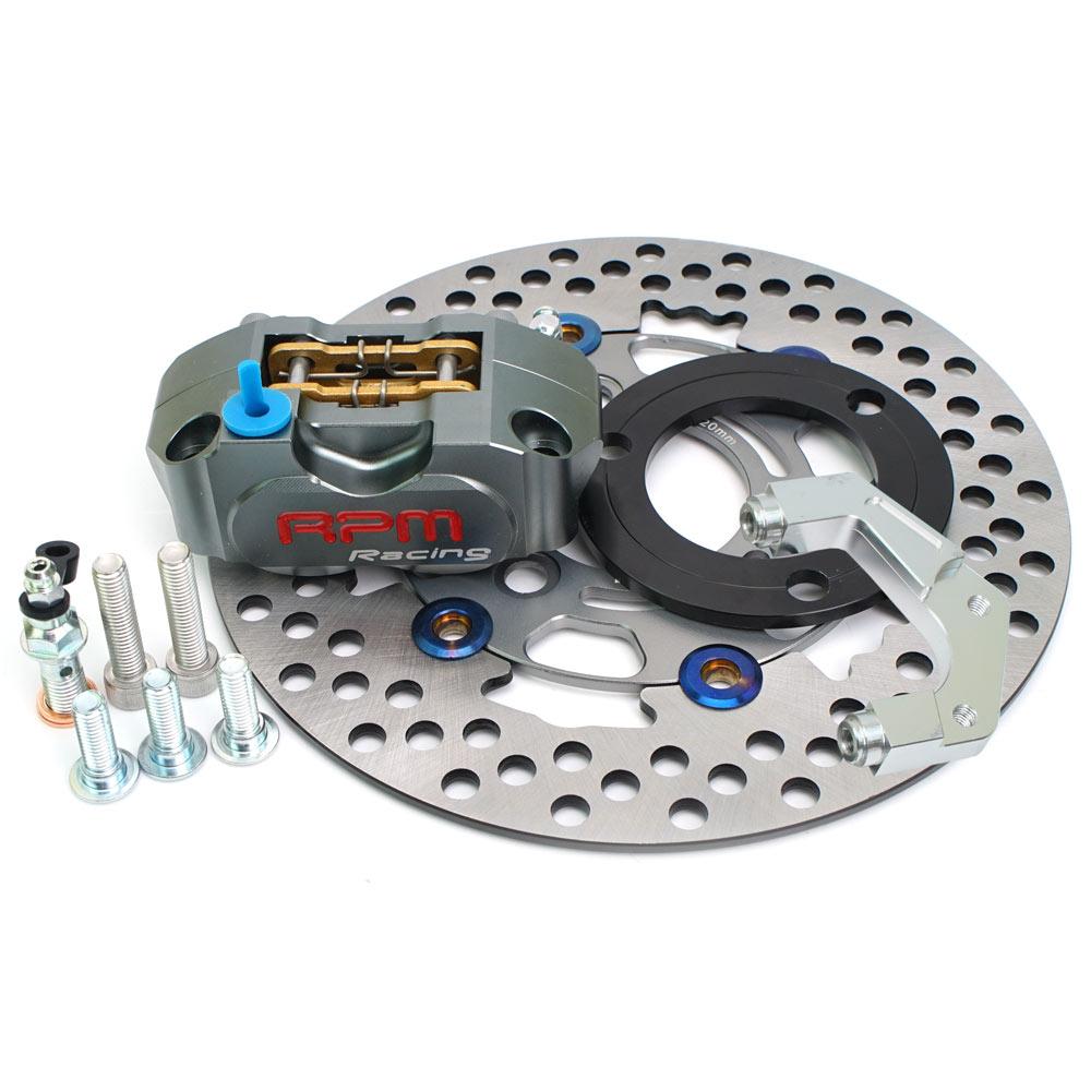 220mm Brake Disc Rotor 3 Hole Caliper Set RPM 84mm Brake Caliper Radil mounting for For Yamaha Aerox Nitro BWS 100 JOG 50 rr