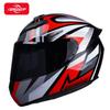 2023 Full Face Motorcycle Helmet ABS Unisex-Adult Off Road Moto Street Bike ATV Helmets 46 Glass DOT Approved