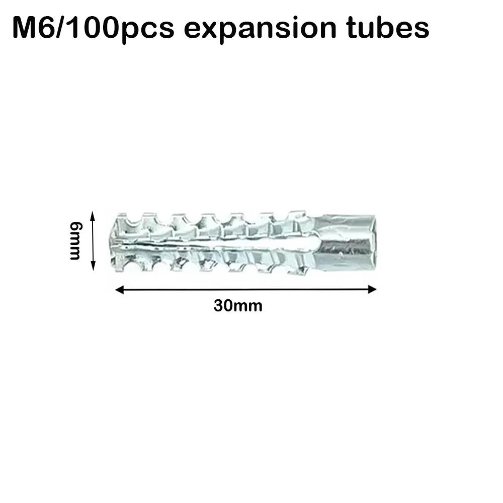 Self Tapping Metal Expansion Tube Nails Serrated Wall Screws New Pipe Drilling Plug Concrete Wall