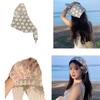 Elegant Lace Hair Scarf Flower Head Wraps Hair Kerchief Eye Catching and Comfortable Wrap for Women and Girls