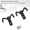 2sets 67mm Double Prong Hook Zinc Alloy Coat Hook Robe & Towel Hooks Door Hook  For Towel