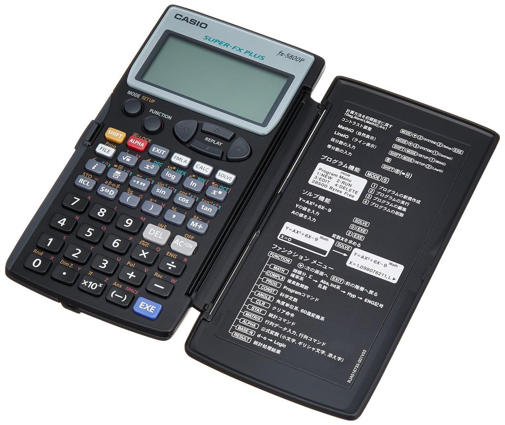 Casio Program Scientific Calculator 407 Functions fx-5800P-N