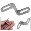 Motorcycle Exhaust Muffler Pipe Z Type Mounting Clamp Bracket Universal Stainless Steel Exhaust Pipe Bracket Accessories