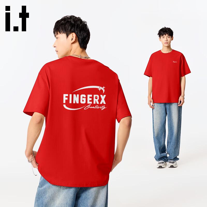 Мужская хлопковая футболка свободного кроя Fingercroxx IT