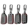Кожаный чехол для автомобильного ключа для VW Volkswagen Golf 4 5 6 7 MK7 Tiguan MK2 SEAT Ateca Leon FR 2 Ibiza для Skoda Octavia