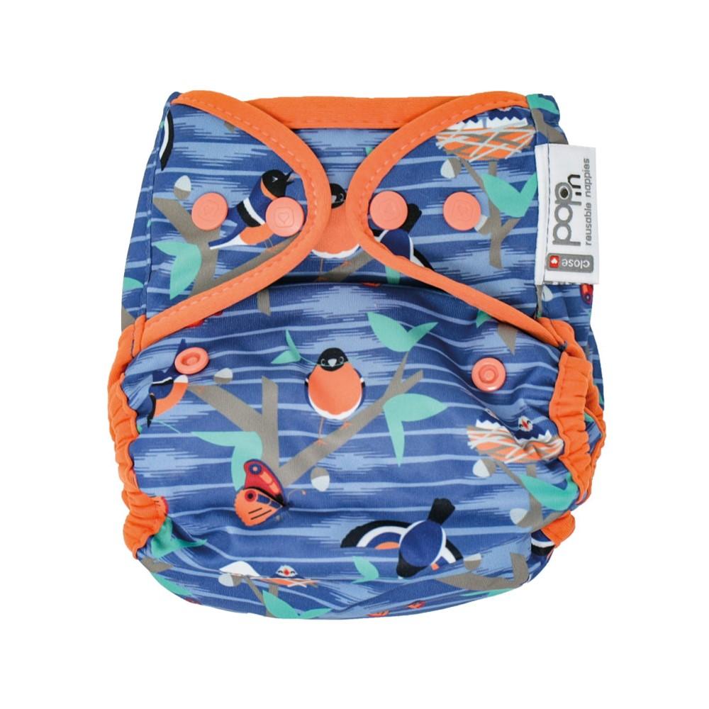 Close, Waterproof Safe Baby Swaddle with Snap Fastener, Garden