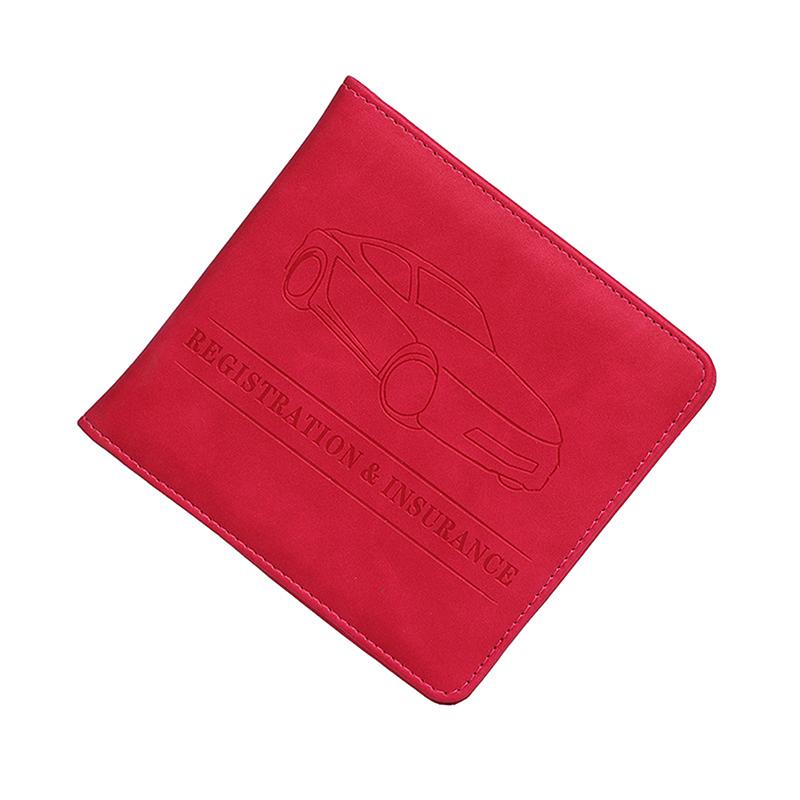 PU кожаный держатель для страховки автомобиля, чехол для водительских прав, сумка для хранения автодокументов, держатель для кредитных карт, чехол-кошелек
