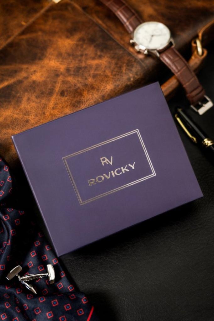 Extensive men's wallet made of natural leather - Rovicky