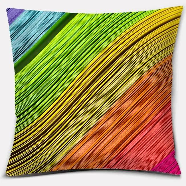 Cartoon Rainbow Decorative Pillowcase Office Living Room Car Ornaments Home Pillowcase
