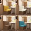 RV Dinette Cushion Covers Jacquard Stretch RV Dinette Seat Covers Washable Loveseat Slipcovers for RV Camper Car Bench Seats