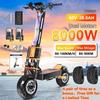 X8 PRO 8000W Dual Motor 60v Electric Scooter 14 Inch Big Off-Road Tyres Max Speed 95km/h Lcd Display Folding Escooter with Seat