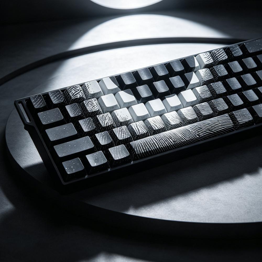 129 Keys Corona Theme 5 Sides Dye Sub PBT Keycap Side Print Shine Through Keycaps Cherry Profile for Gaming Keyboard MX Switches