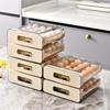 Double-Layer Transparent Egg Storage Drawer – Food-Grade, Anti-Drop Holder for Refrigerator.