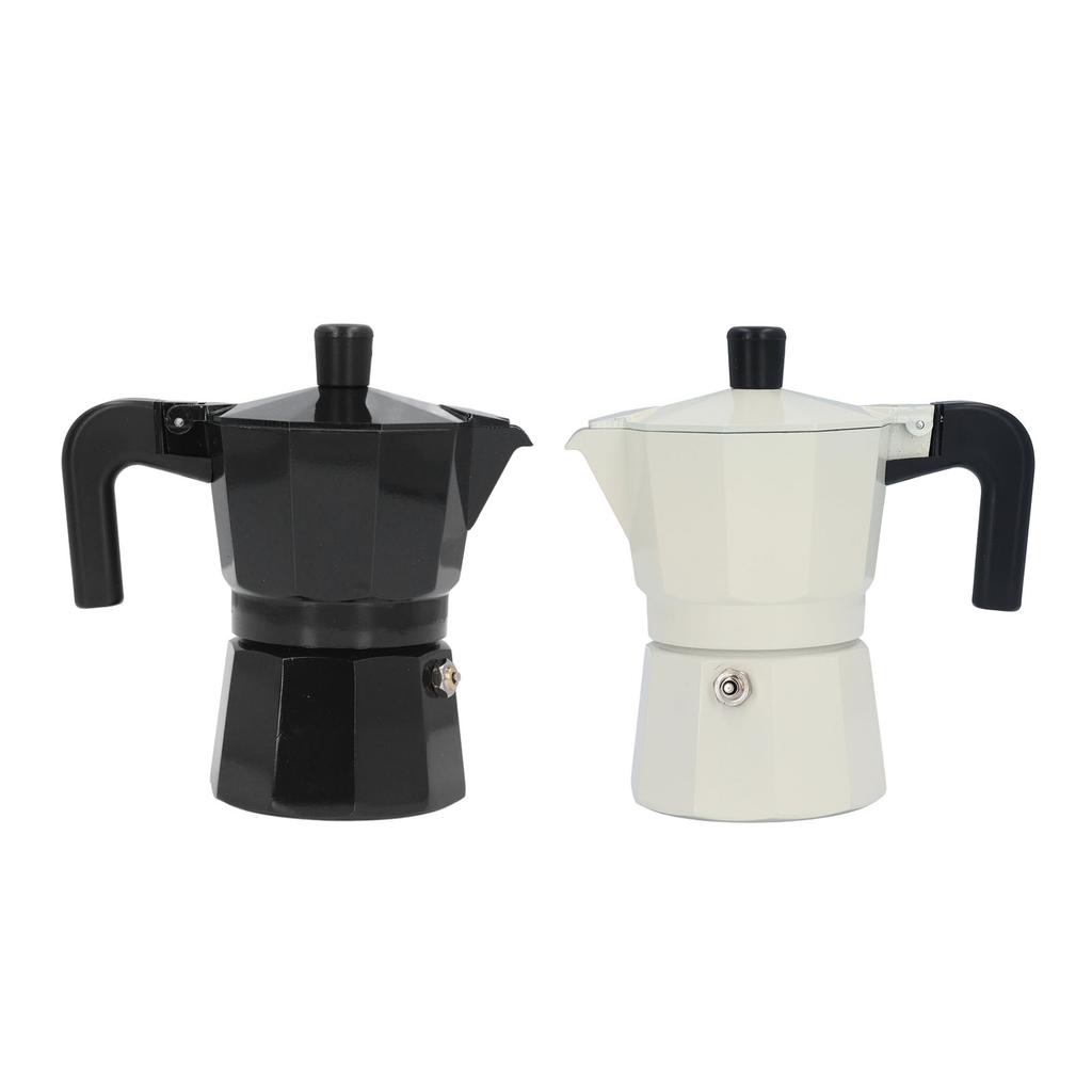 100 мл кофеварка для плиты с двойным клапаном из алюминиевого сплава кофеварка для плиты горшок для кофе