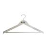 Curved Hanger - Eco-friendly - White Wood - 45x23cm - 55mm - Non-customizable