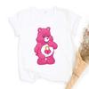 Colorful Baby Bear Round Neck Casual Printed T-shirt Short Sleeve for Boys and Girls Graphic T Shirts Aesthetic