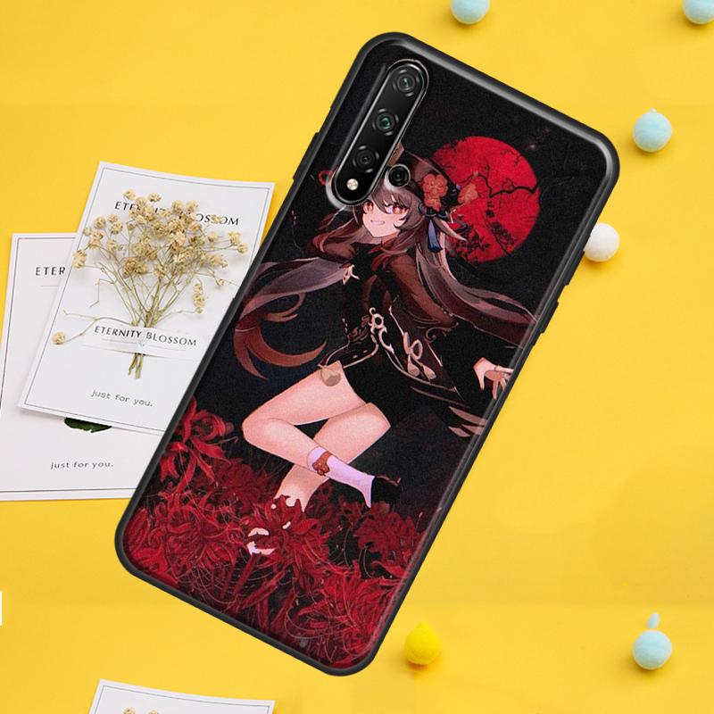 Чехол с изображением Ху Тао из Genshin Impact для Huawei Nova Y70 Y91 Y90 Y60 Y72 Y61 9 10 SE 12i 12s 11i 5T P60 Pro P20 P30 P40 Lite
