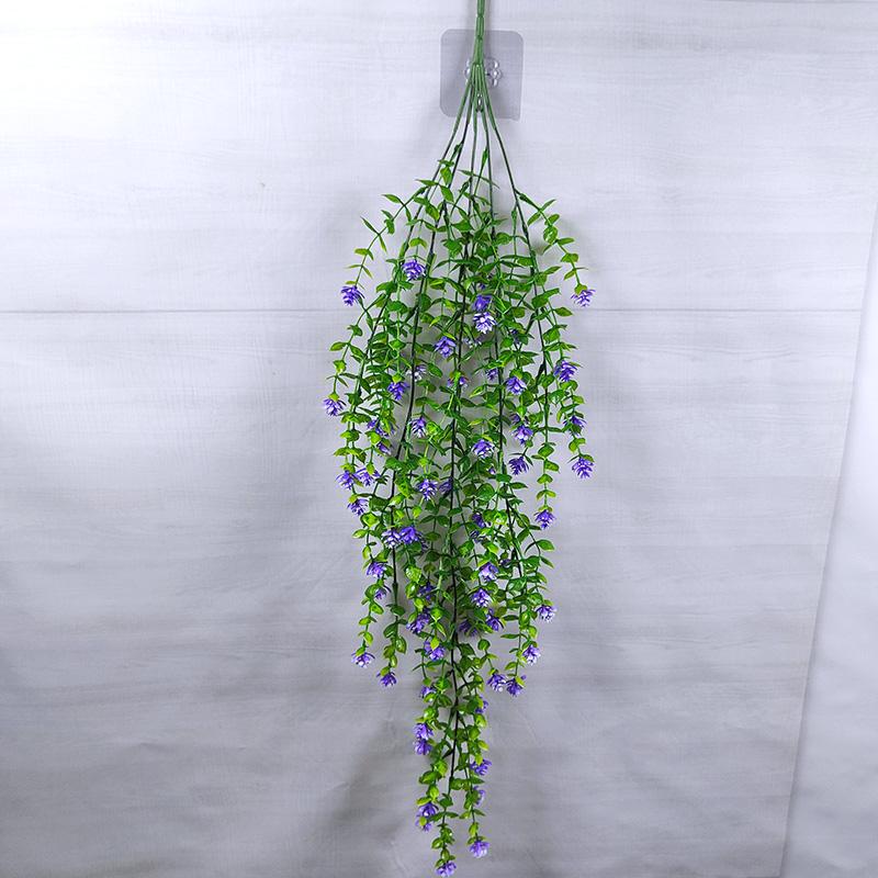 Настенная зелень: Длинная полоса искусственной цветочной лозы и лиственной декорации для внутренних/наружных пространств