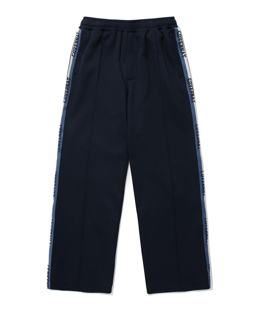 COVERNAT Retro Track Wide Pants Navy
