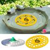 Дружественный пчелам остров насекомых, плавающая платформа для спасения насекомых с цветочным дизайном и узором в виде сот