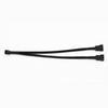 2Piece 4Pin PWMs Computer Fan Extension Cable Set 26cm Length for Enhances Airflows and Noise Reduction