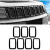 JeCar Черная Накладка на Решетку Радиатора из ABS для Jeep Grand Cherokee WK2 2017-