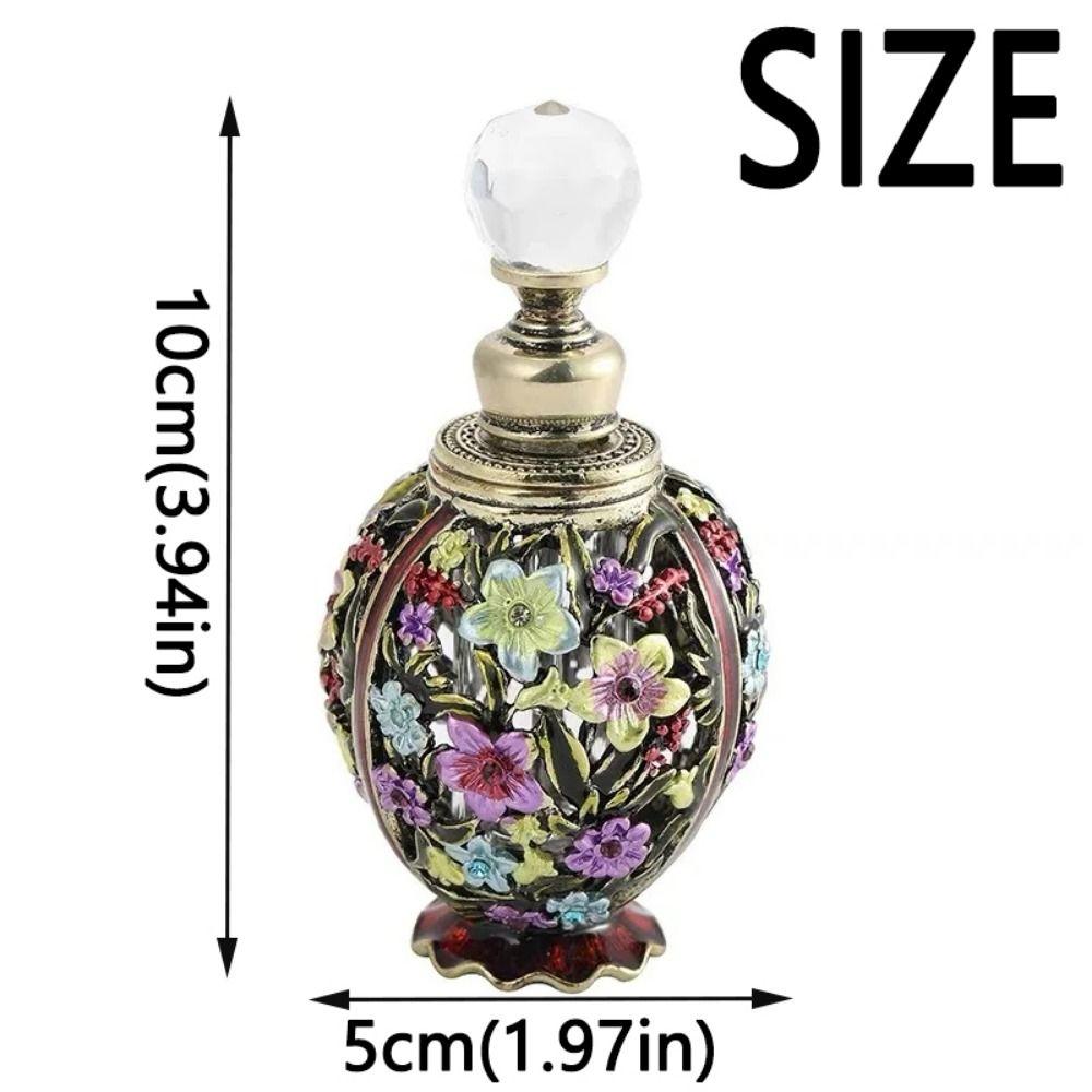 Винтажный стеклянный пустой флакон для духов 12 мл дорожные косметические контейнеры домашний декор