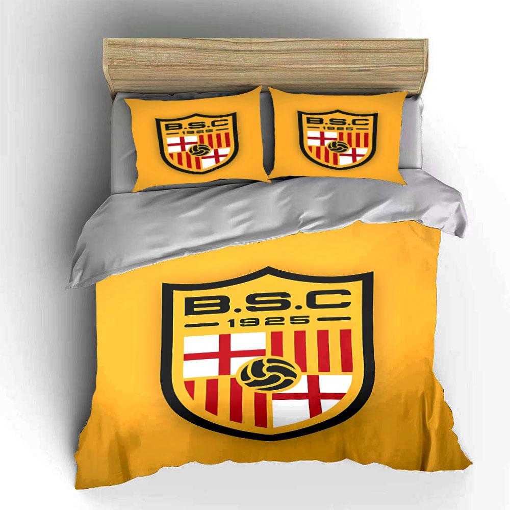 Yellow Shield Logo Bedding Set Bedding Duvet Cover Set Duvet Cover Pillowcases (1 * Duvet Cover 2 * Pillowcases, without duvet insert)